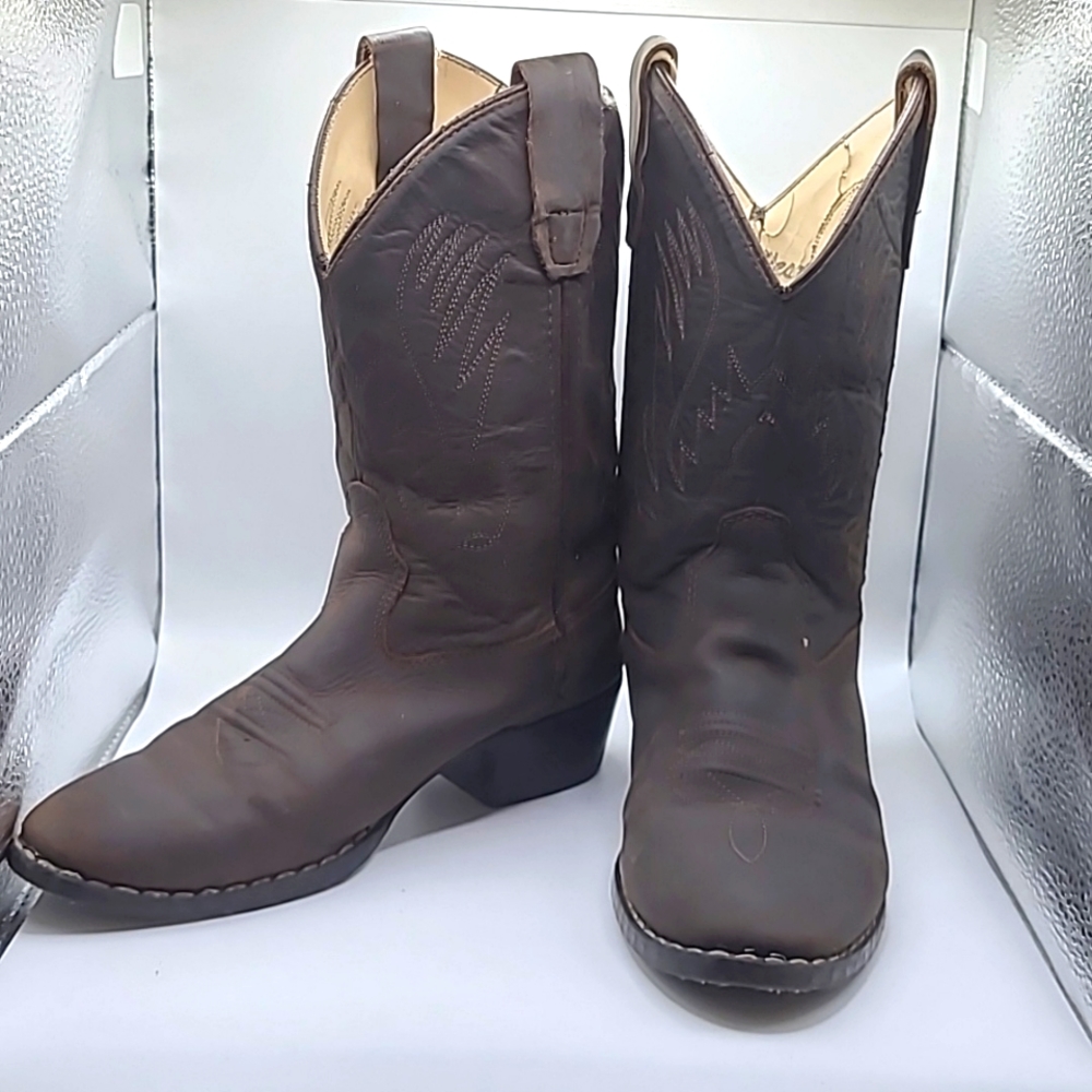 Old West Leather Western Boots 8